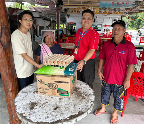 Monthly (Dec 2023) social contribution to Kampung Asli Simpang Arang