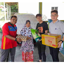 Monthly (July 2024) social contribution to Kampung Asli Simpang Arang